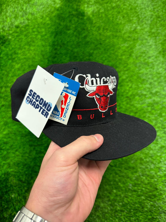 90s Chicago Bulls Twins Deadstock Snapback Hat (OS)