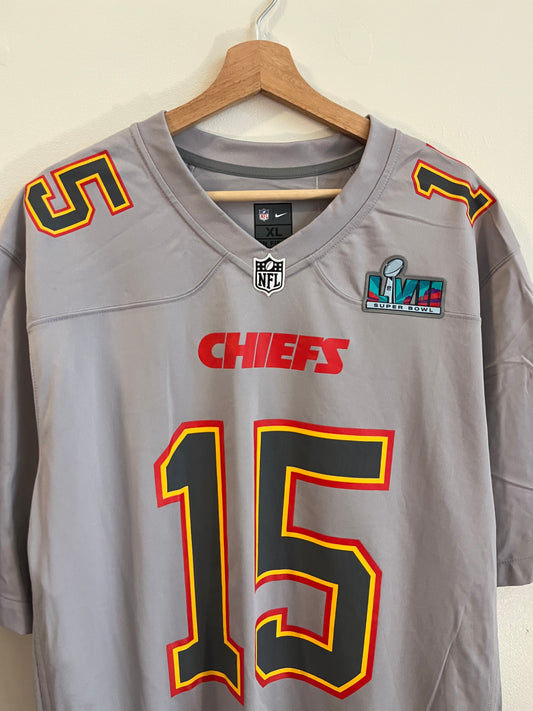 2022 Kansas City Chiefs Patrick Mahomes Deadstock Super Bowl Jersey (XL)