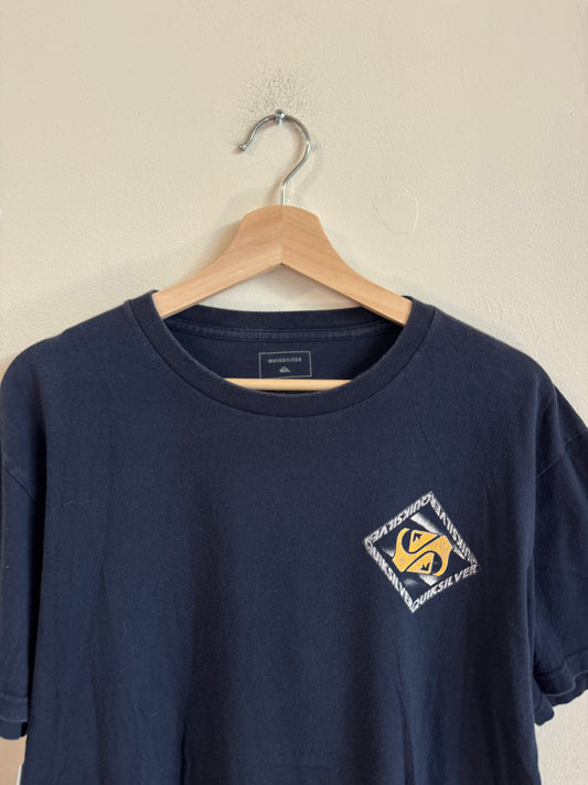 2000s Quiksilver Navy Surf/Skate Tee (L)
