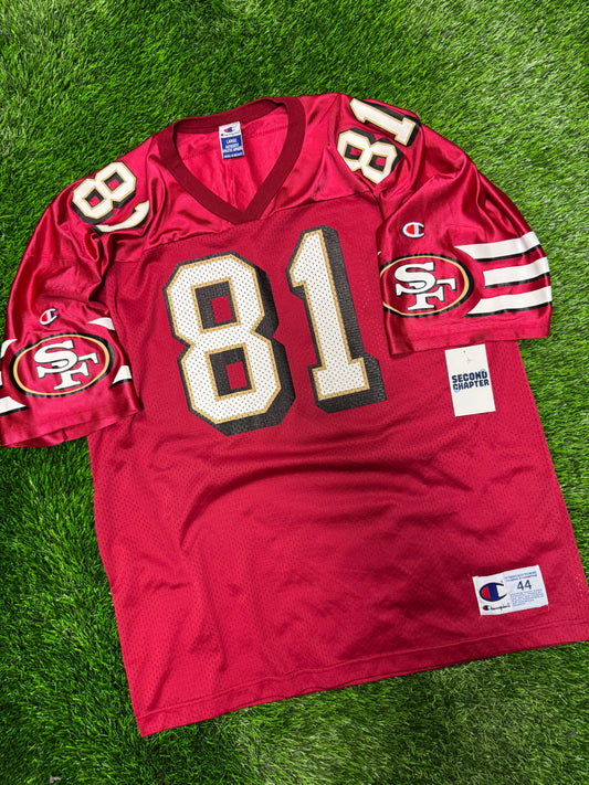 90s San Francisco 49ers Terrell Owens #81 Vintage Champion NFL Jersey (L)
