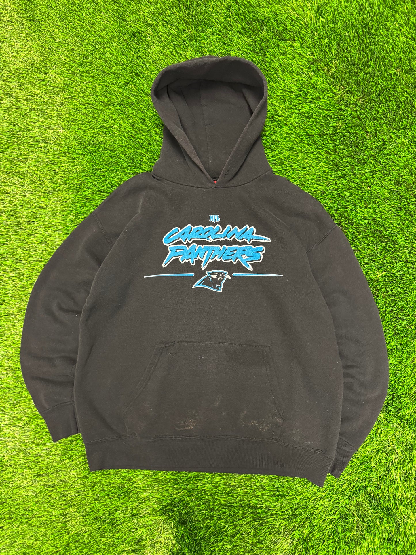 00s Carolina Panthers NFL Stained Hoodie (L)