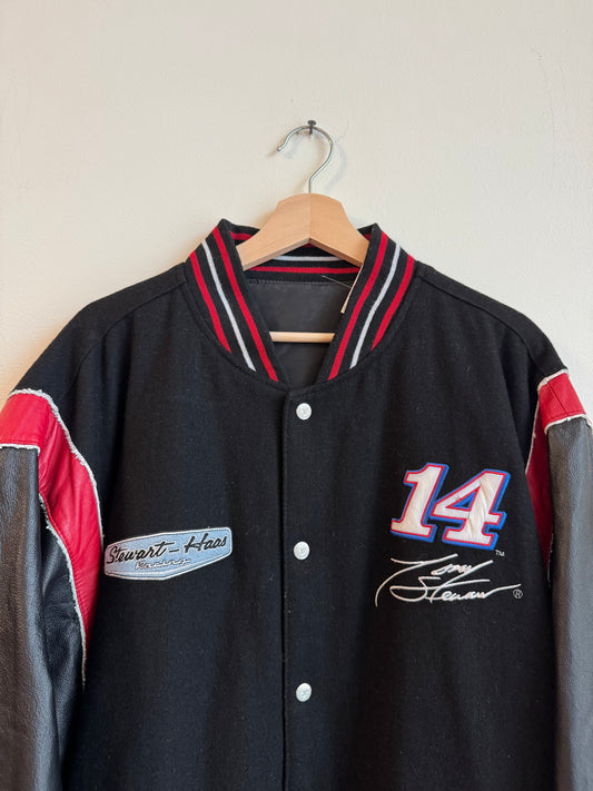 90s Nascar Tony Stewart Old Spice Varsity Reversible Jacket (XXL)