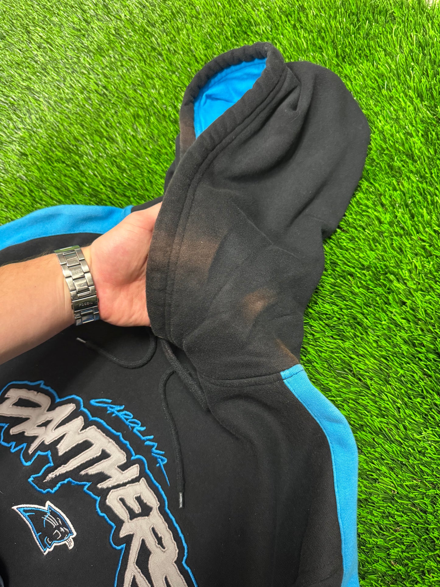 2006 Carolina Panthers Cat Scratch Hoodie (XL)