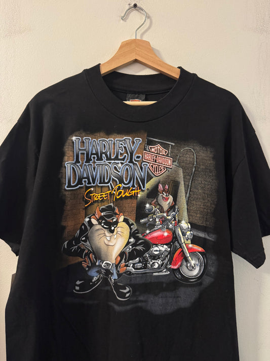 2000 Harley Davidson “Street Tough" Taz Looney Tee (L)