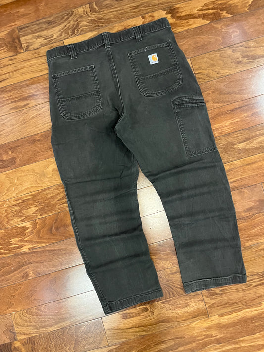 Carhartt Moss Colored Workwear Pants (38 x30)