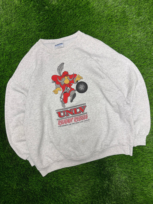 90s University Of Nevada Las Vegas (UNLV) Vintage Graphic Crewneck (XL)