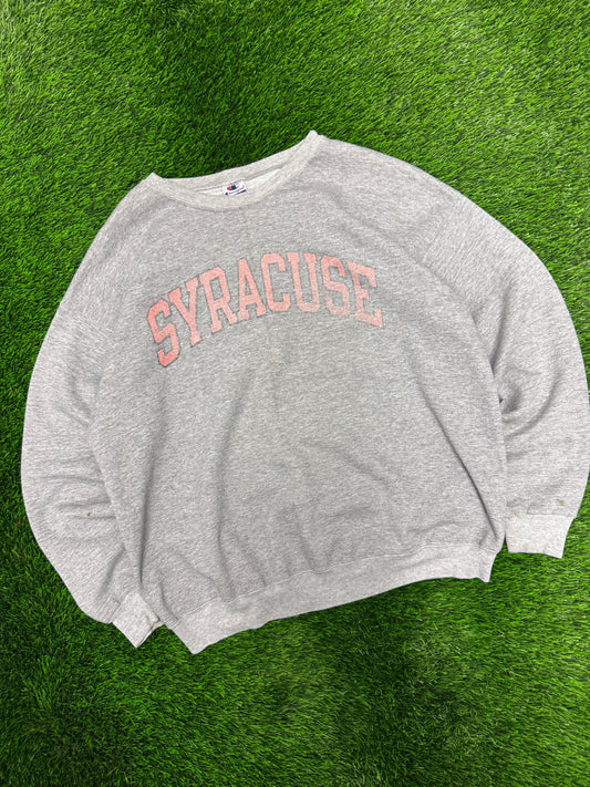 00s Syracuse University Champion Vintage Crewneck (L)