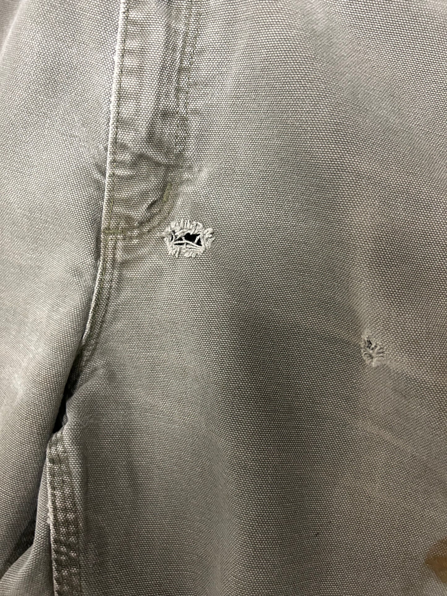 Carhartt Olive Distressed Carpenter Pants (36 x 30)