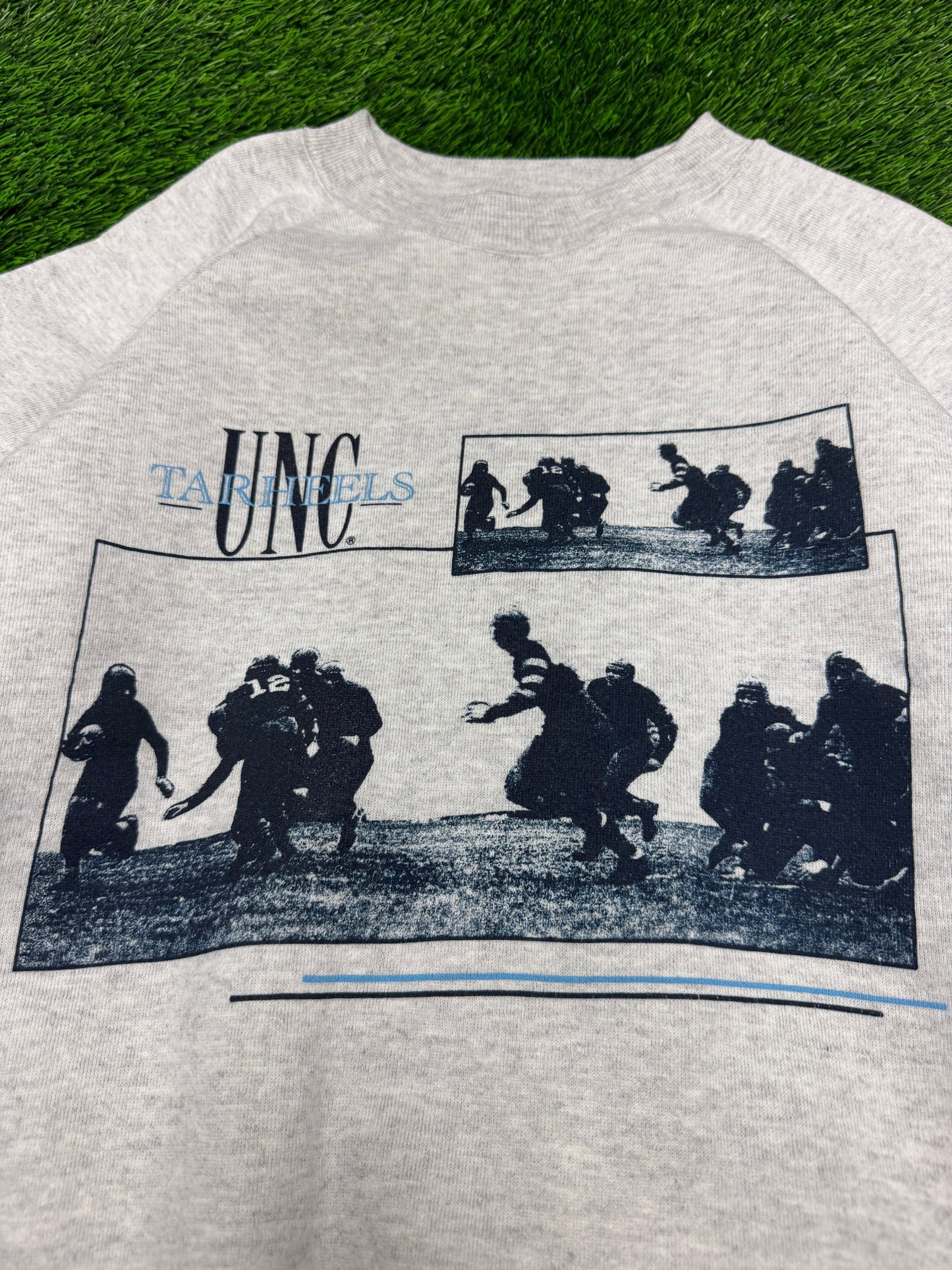 80s University of North Carolina UNC Football Vintage Crewneck (L)