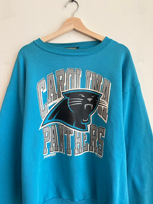 1993 Carolina Panthers Rare Hummer Blue Crewneck (XL)