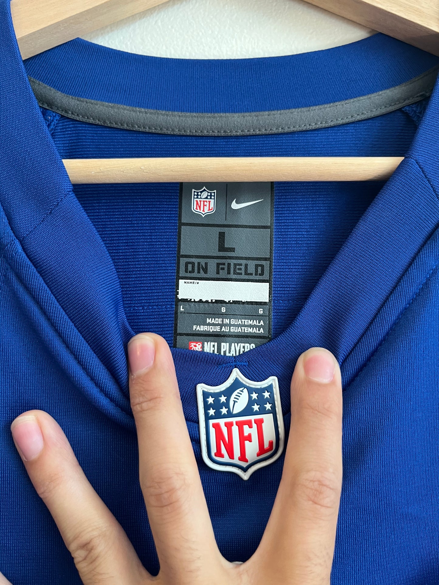 2015 New York Giants Saquon Barkley Nike Jersey (L)