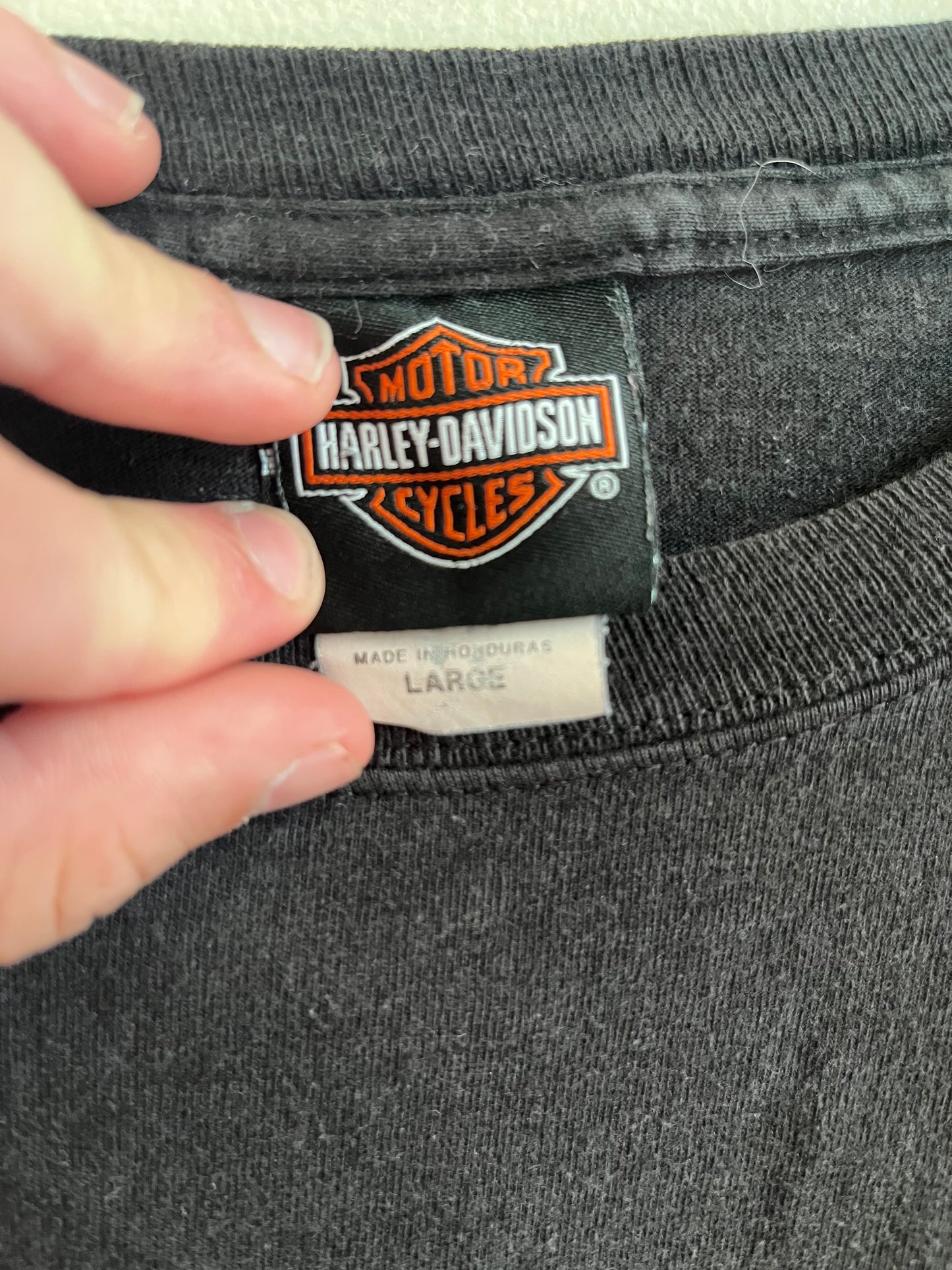 2017 Harley Davidson Concord Speedway Black Tee (L)