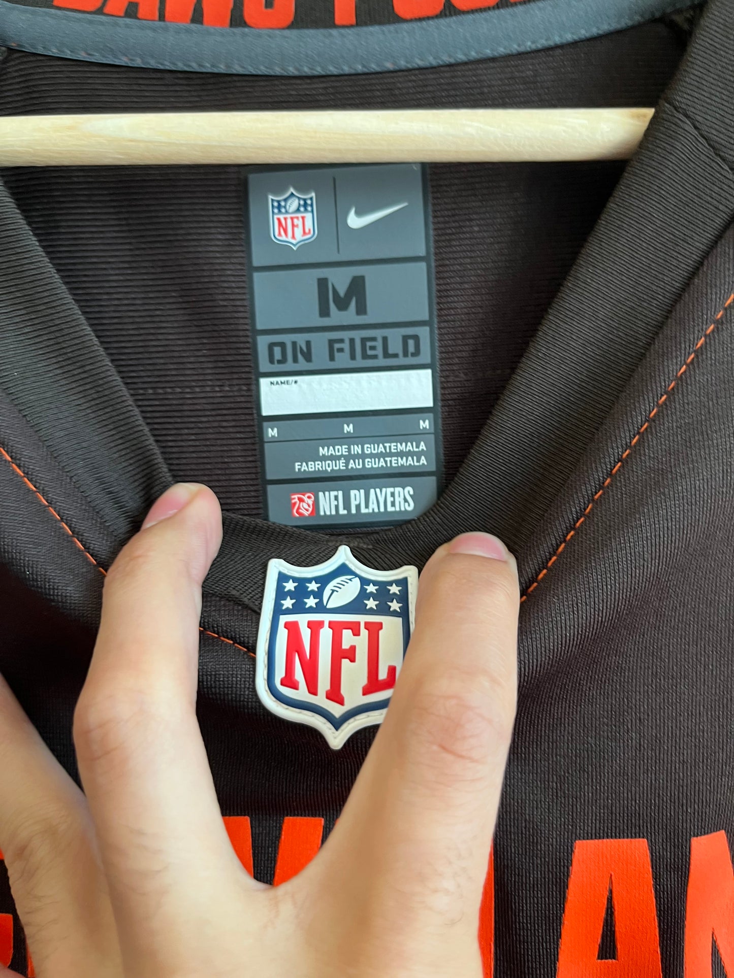 2018 Cleveland Browns Baker Mayfield Nike Home Jersey (M)
