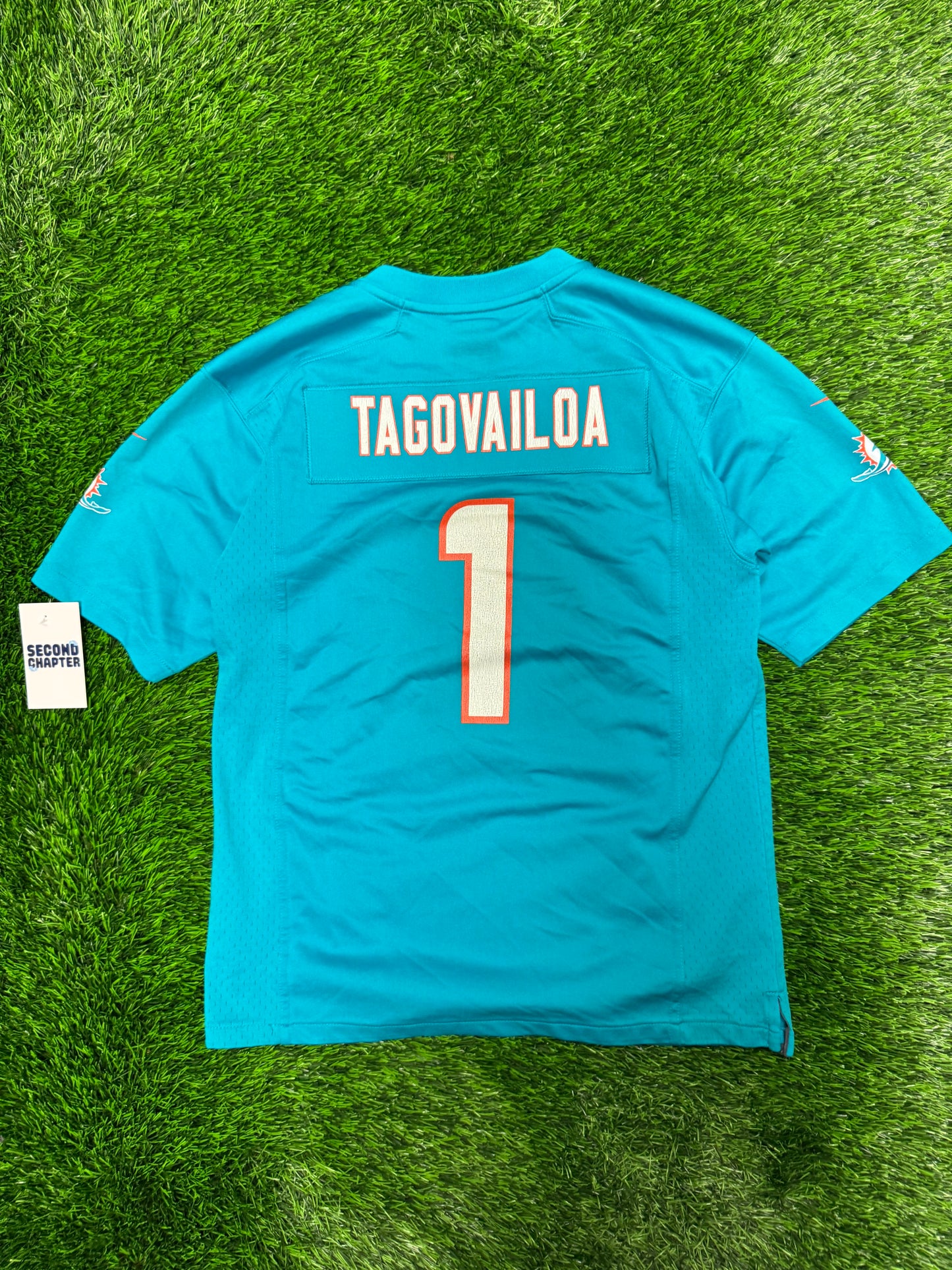 Miami Dolphins Tua Tagovailoa Youth NFL Football Jersey (Youth L)