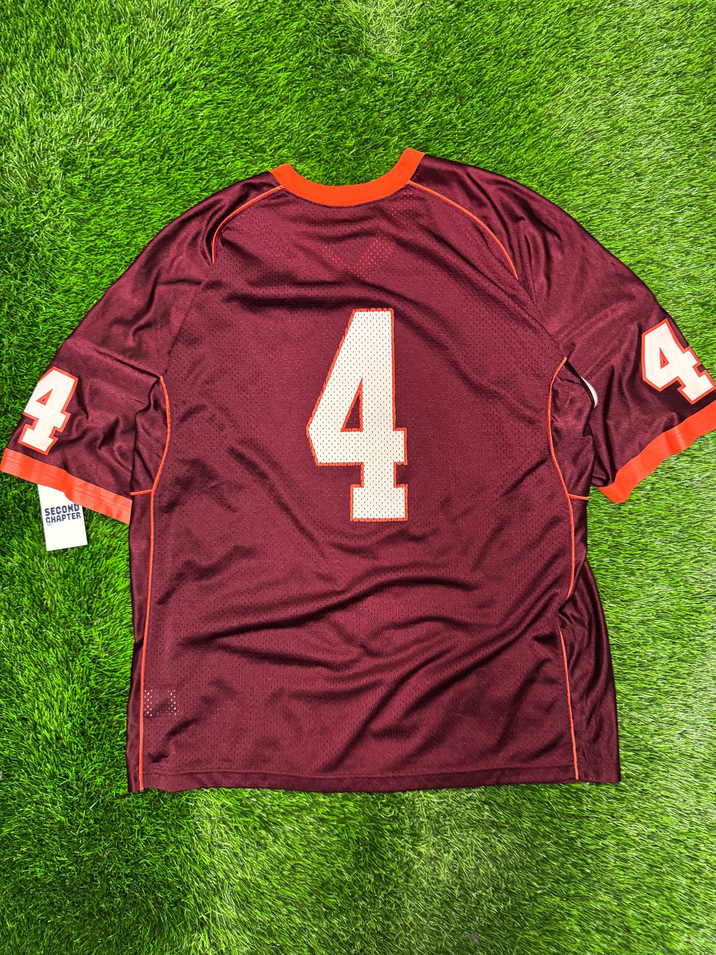00s Virginia Tech University (VT) Vintage Nike Football #4 Jersey (XL)