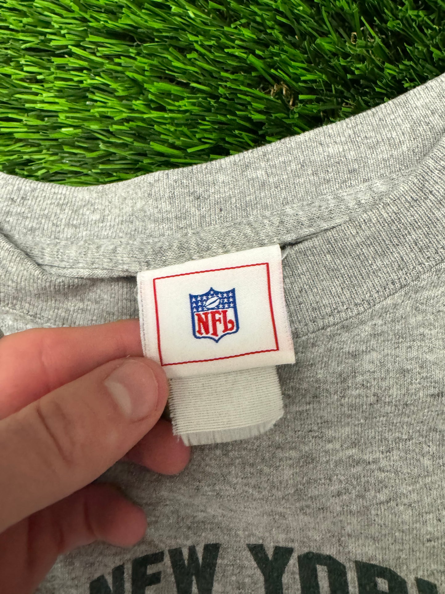 00s NY Jets Grey Essentials Tee (L)