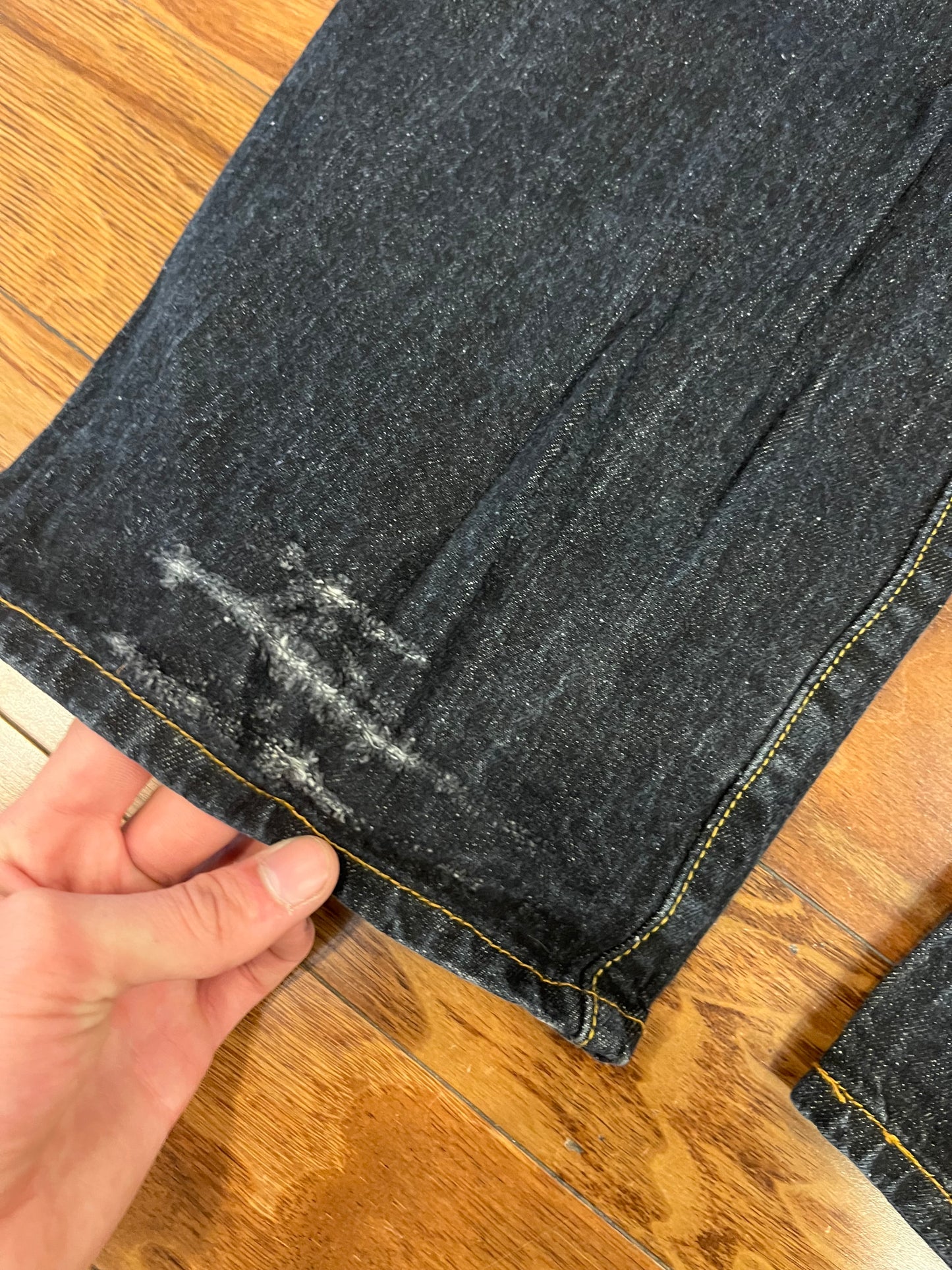 00s Rocawear Baggy Black Jeans (34 x 32)