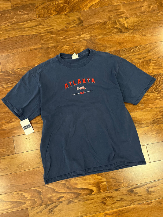 90s Atlanta Braves Embroidered Tee (XL)