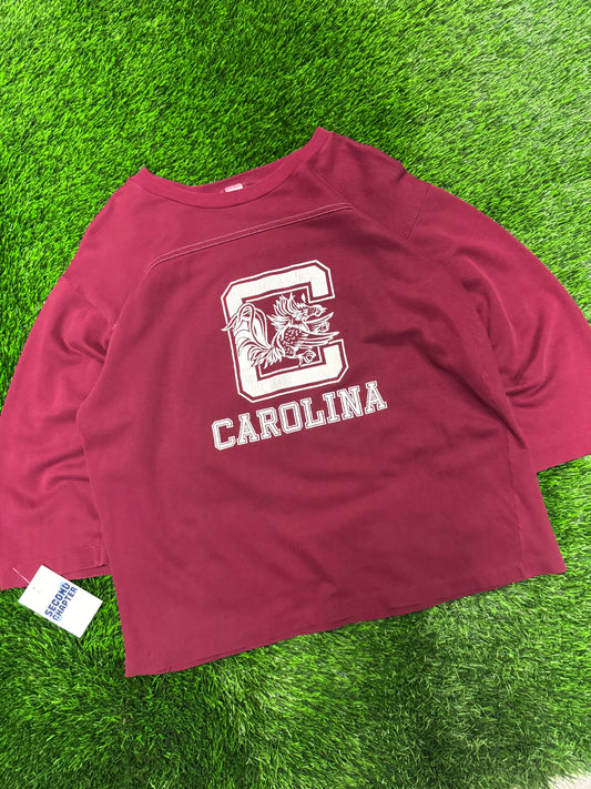 80s University of South Carolina (USC) Gamecocks Women's Long Sleeve Tee (XL)