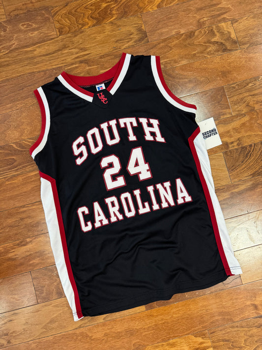 90s USC Gamecocks Jones #24 Basketball Jersey (L)