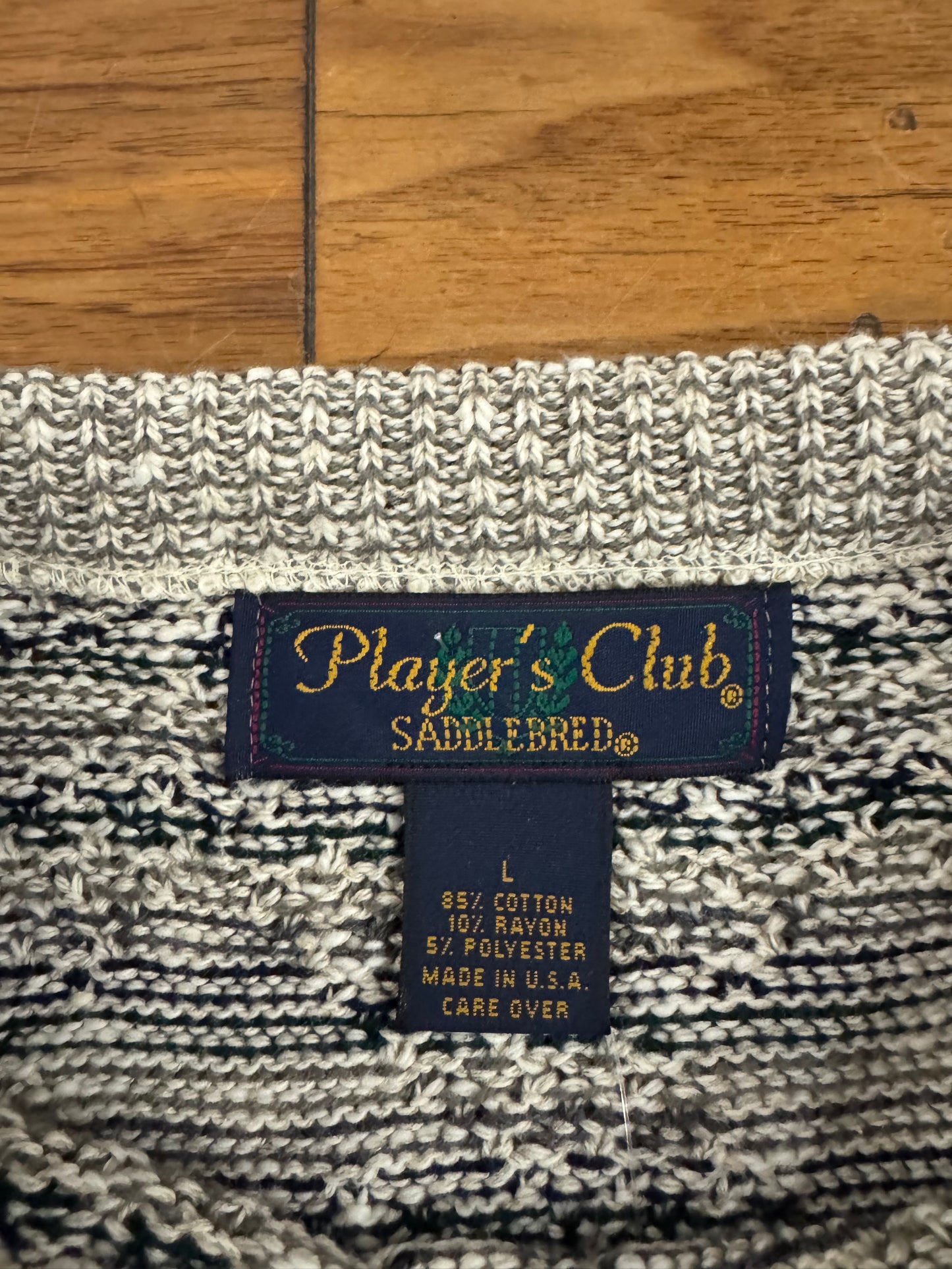 90s Players Club Saddlebred Golf Sweater (XL)