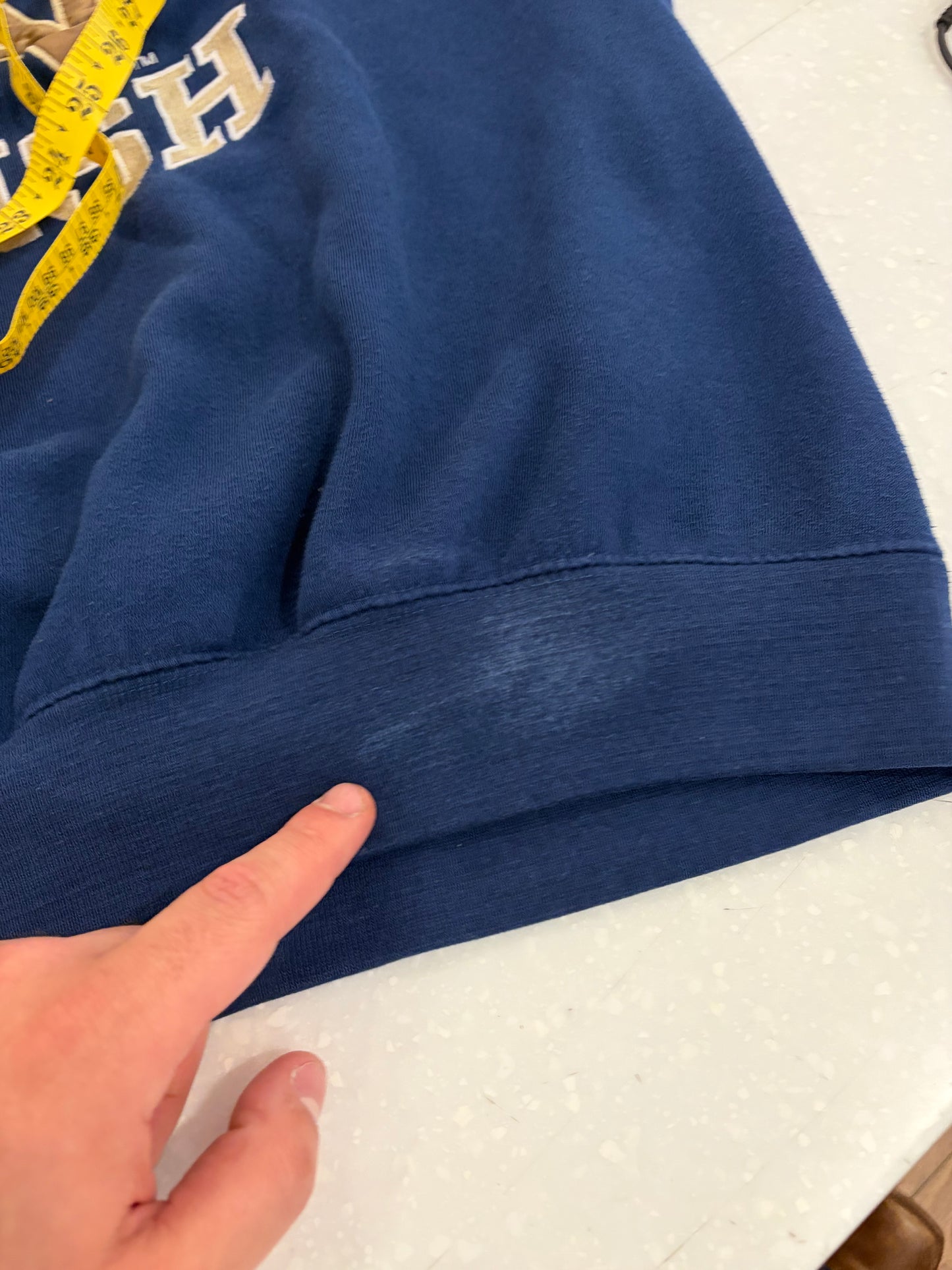90s Notre Dame University Embroidered Starter Crewneck (XL)
