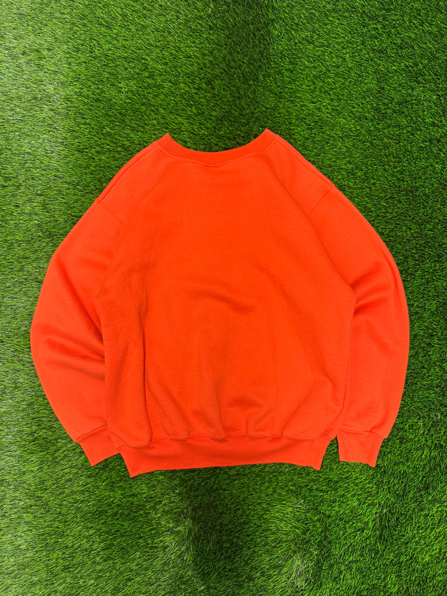 90s Denver Broncos Old Logo Orange Crewneck (M)