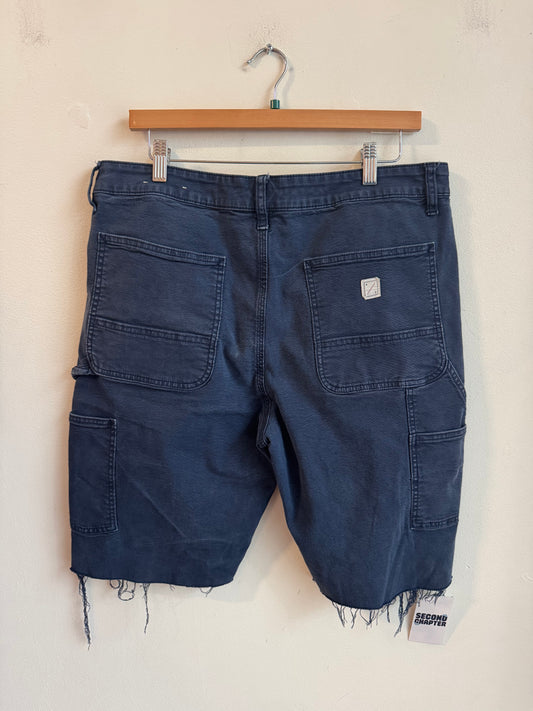 2010s American Eagle Navy Double Knee Shorts (34)