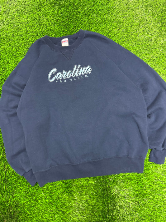 00s University of North Carolina UNC Soffe Vintage Embroidered Crewneck (XL)
