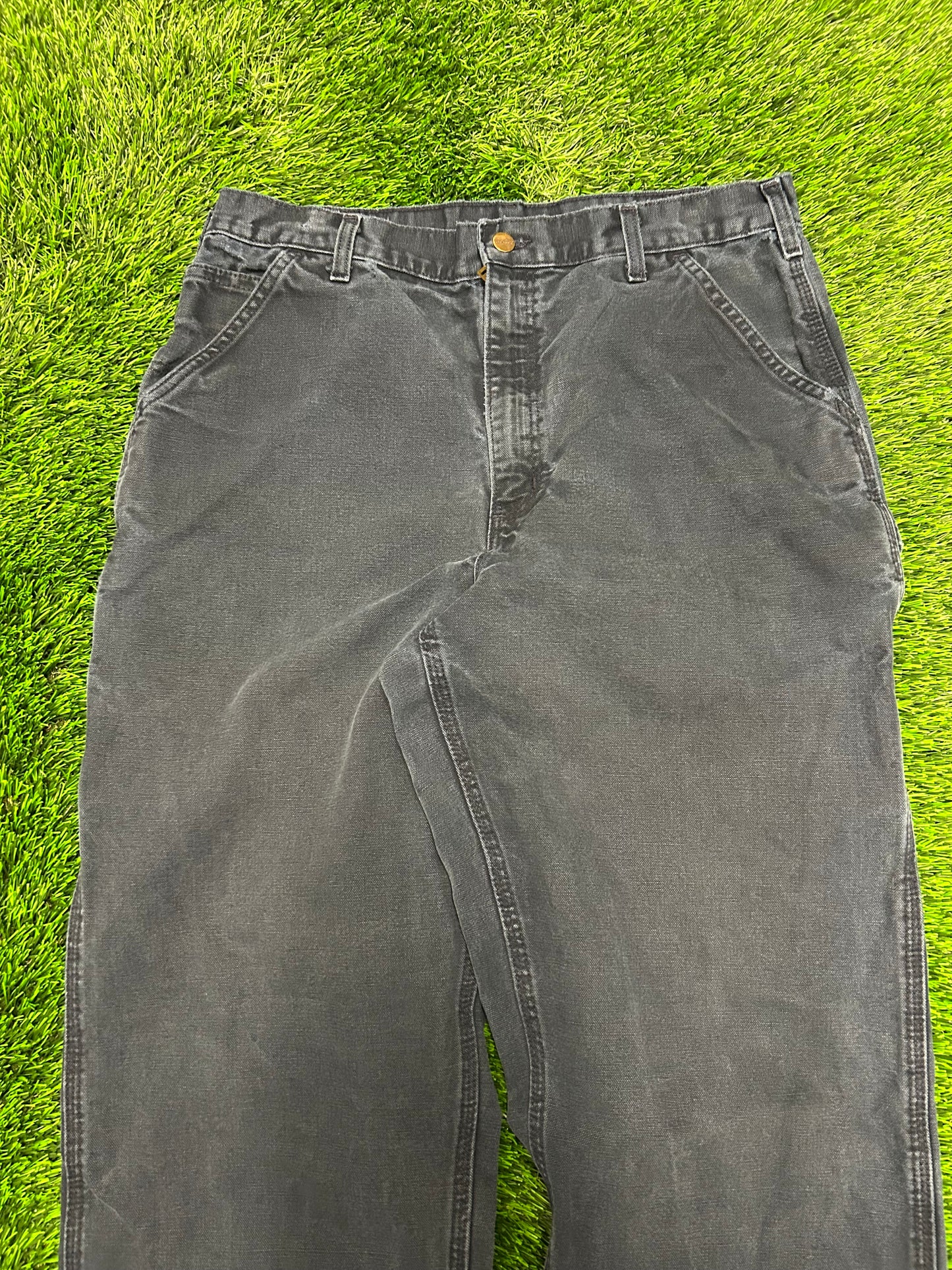 00s Vintage Carhartt Navy Carpenter Pants (34 x 32)