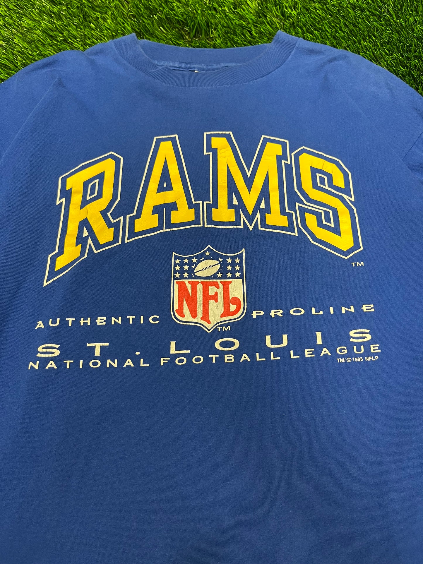 1995 St Louis Rams Spell Out Tee (XL)