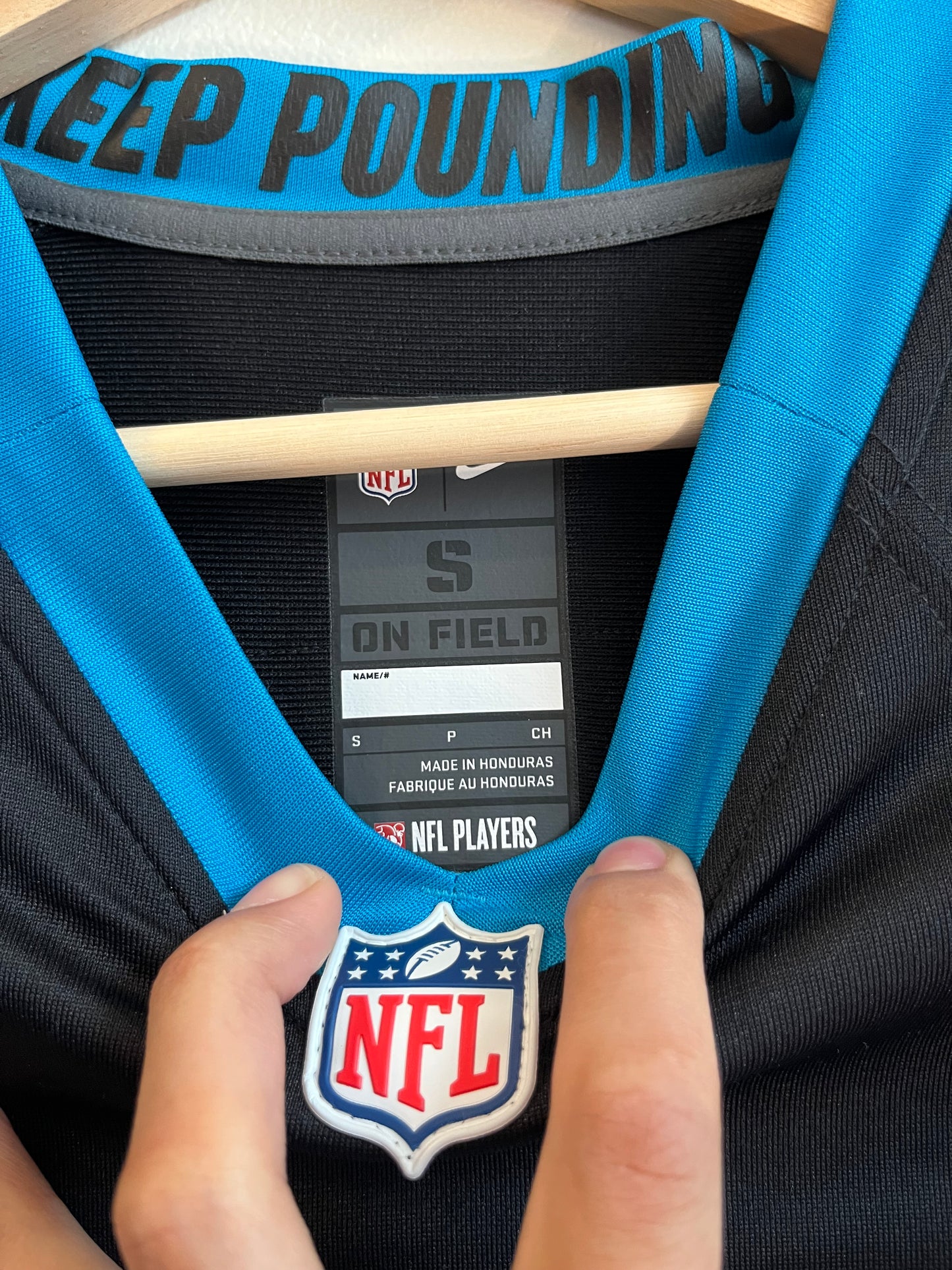 2010s Carolina Panthers Luke Kuechly Home Nike Jersey (S)