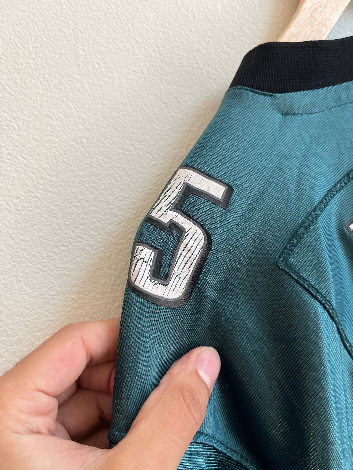 00s Philadelphia Eagles Donovan McNabb Green Reebok NFL Jersey (Youth XL)