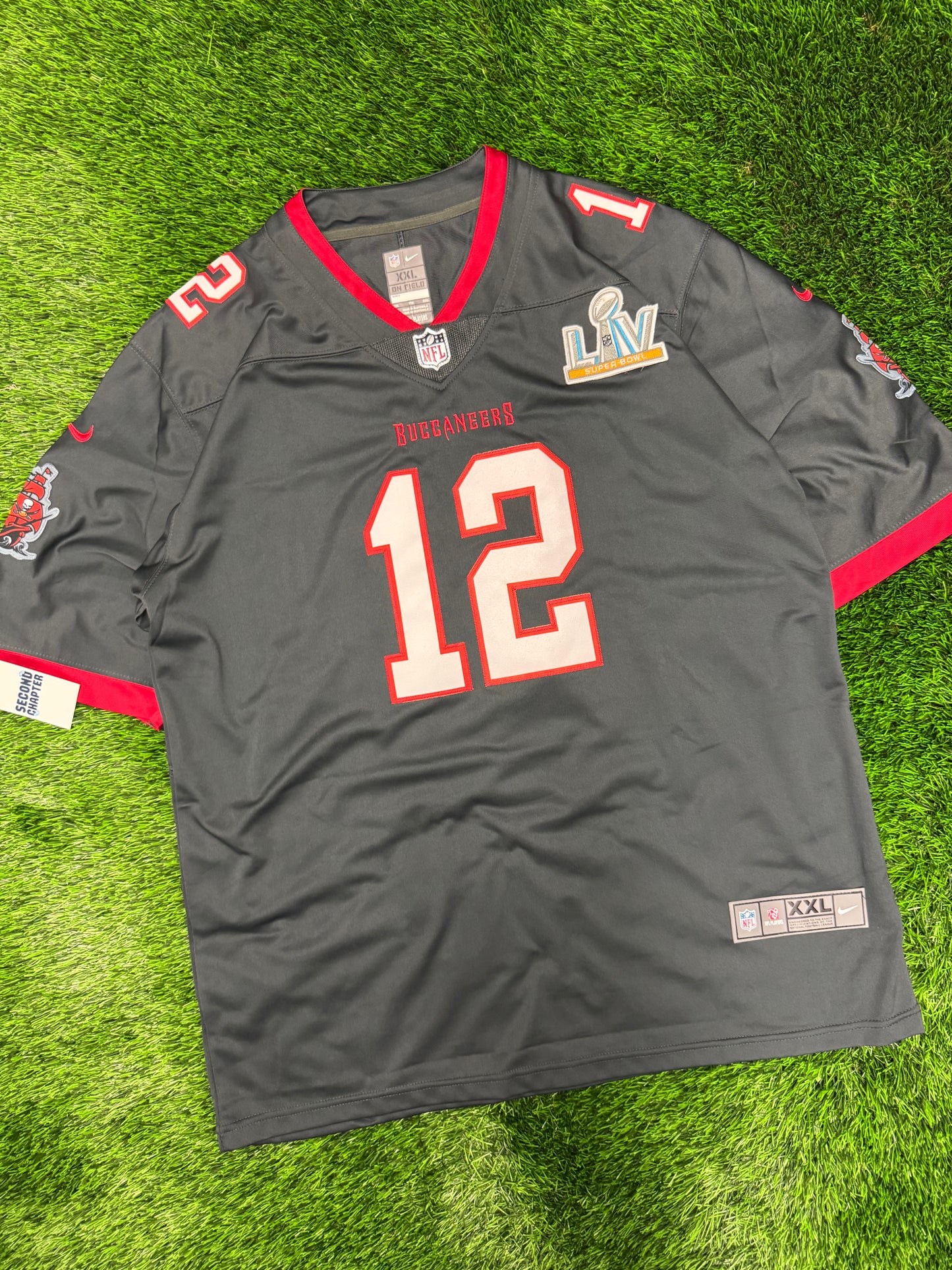 Tampa Bay Buccaneers Tom Brady Super Bowl Jersey (XXL)