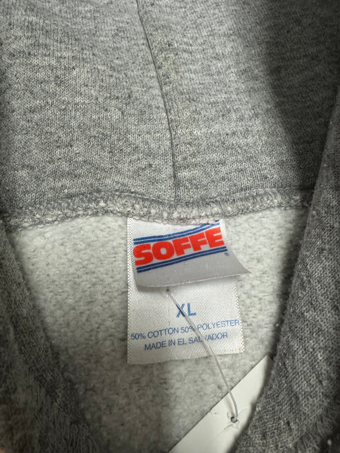 00s University of North Carolina (UNC) Tar Heels Soffe Grey Hoodie (XL)