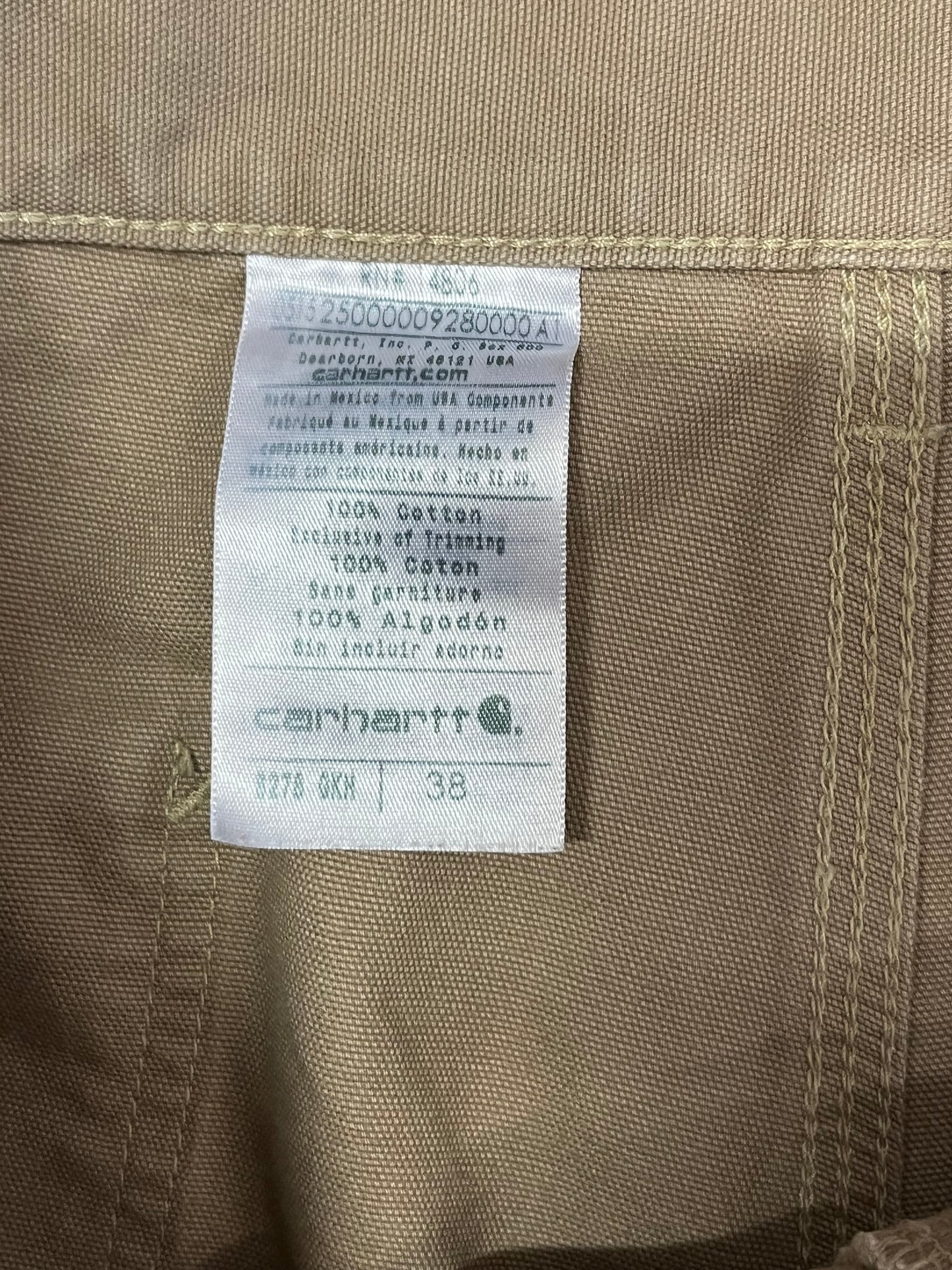 2015 Carhartt Khaki Work Shorts (38)