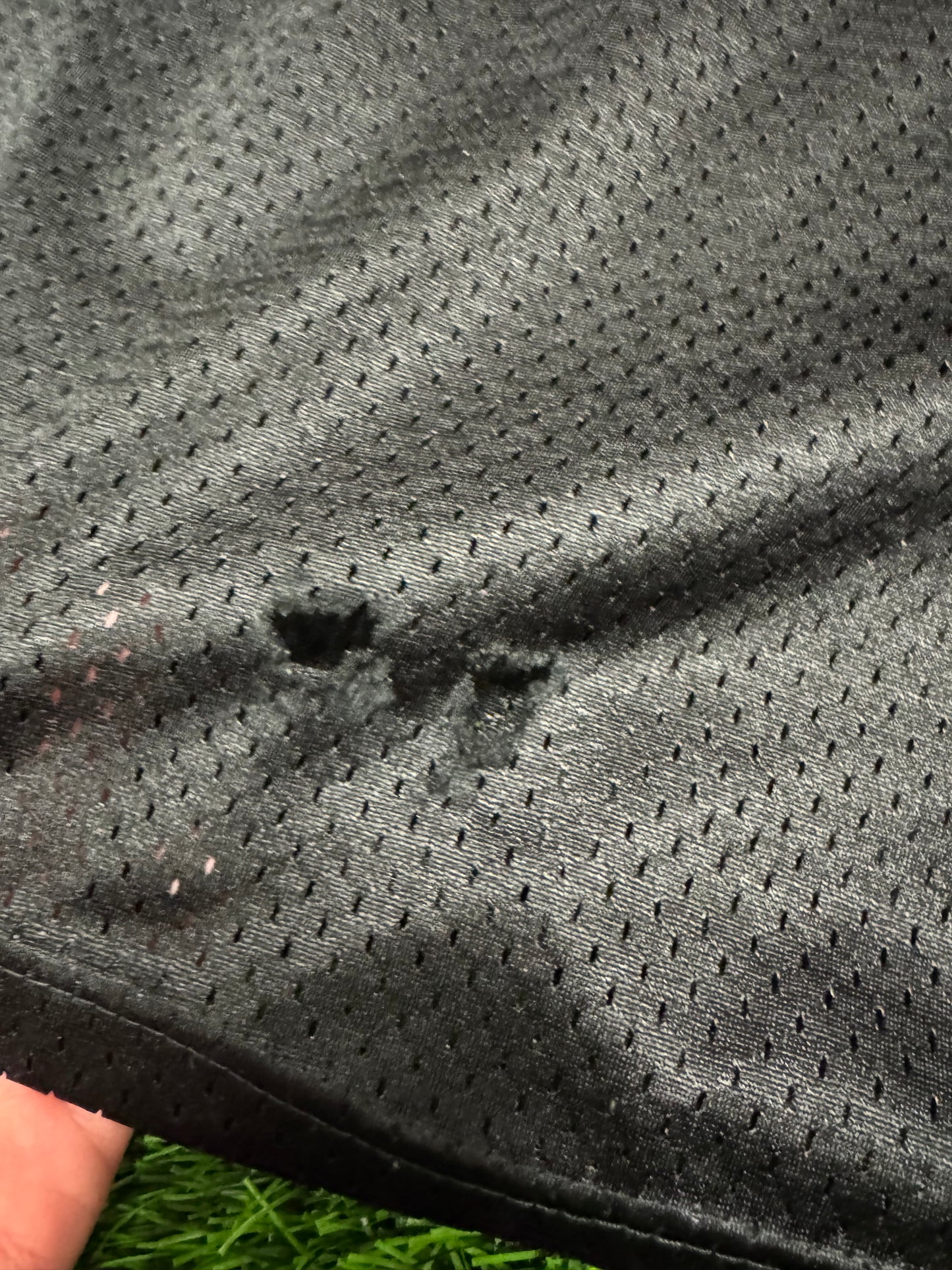 Denver Broncos Peyton Manning #18 Stitched Distressed Nike NFL Jersey (XL)