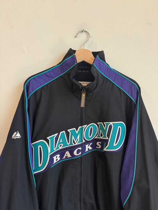 90s Arizona Diamondbacks Majestic Stitched MLB Jacket (L)