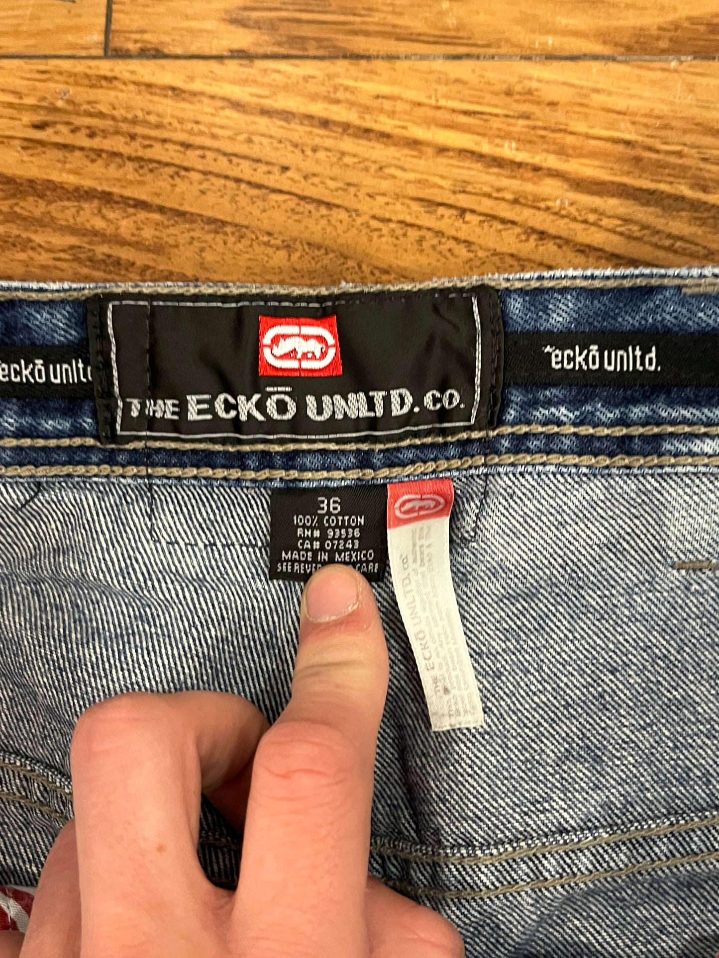 00s Ecko UNLTD 5 Pocket Baggy Jeans (36 x 32)