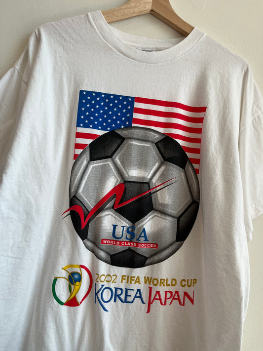 2002 USA Soccer Vintage World Cup Tee (XL)