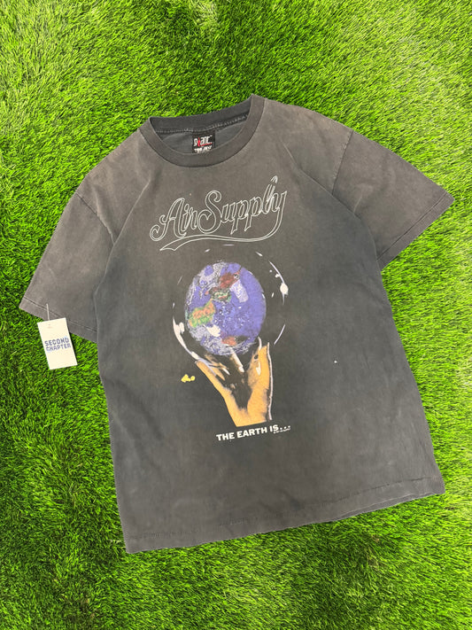 1991 Air Supply "The Earth Is..." Vintage Band Music Tee (XL)