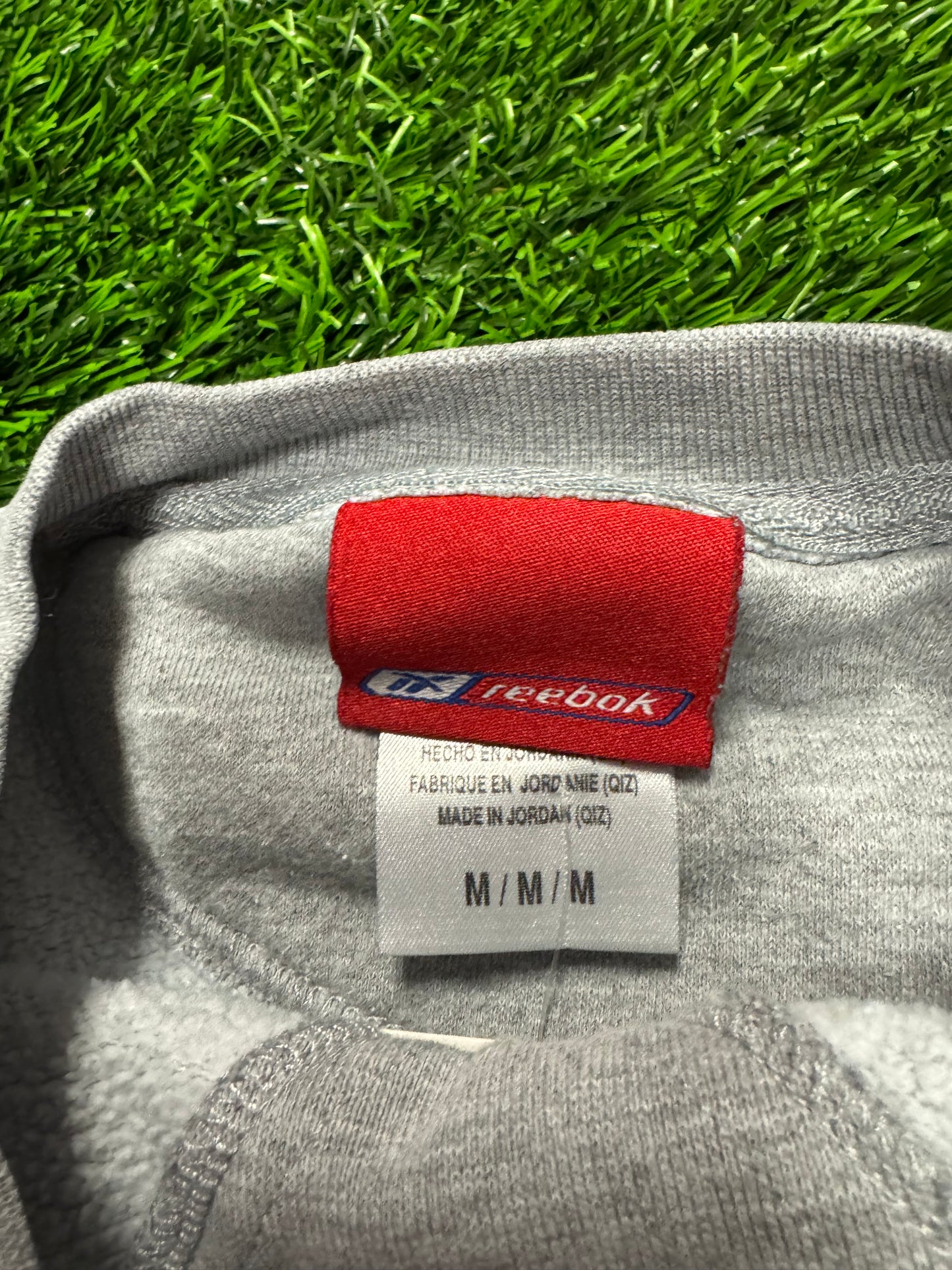 2003 Carolina Panthers NFC Champions Gray Reebok Crewneck (M)