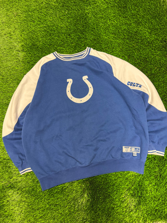 00s Indianapolis Colts Two Tone Crewneck (L)
