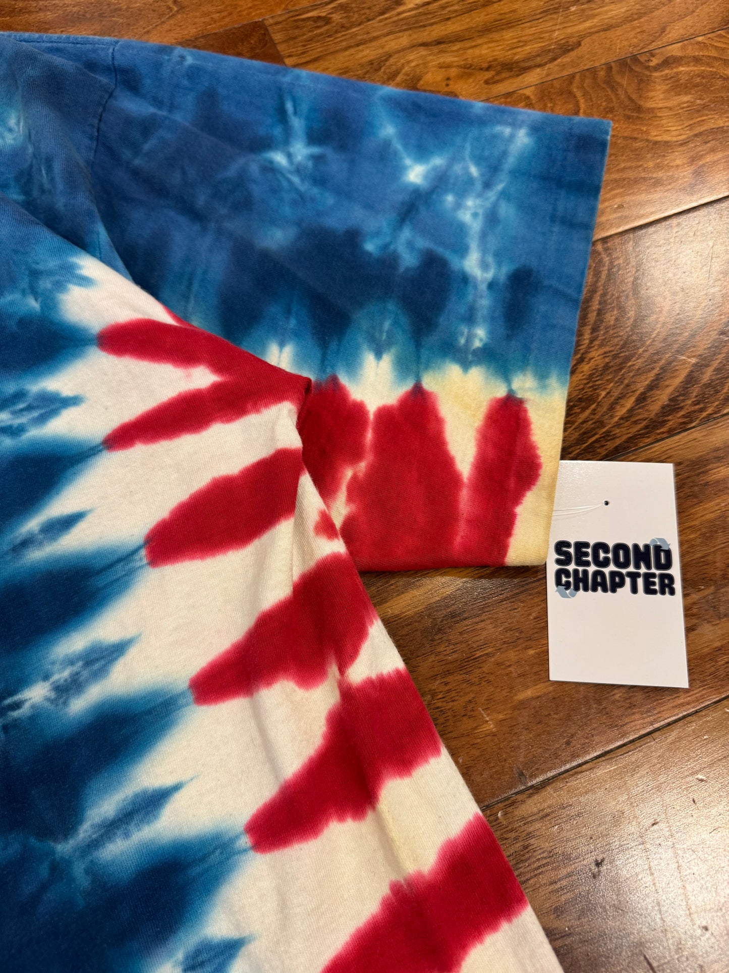 2011 Harley Davidson Red/White/Blue Tie Dye Tee (XXL)