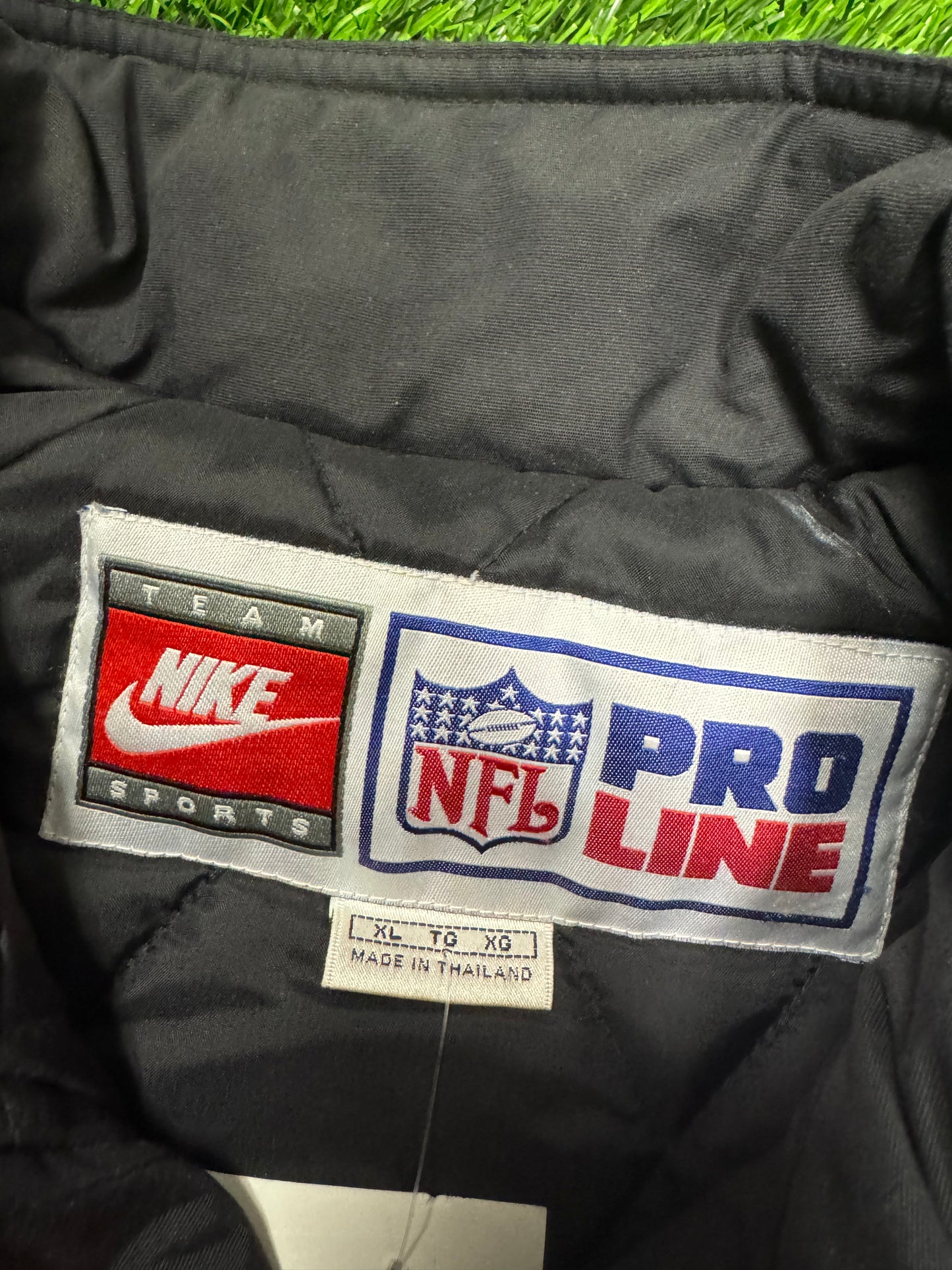 00s Carolina Panthers Vintage Nike Pro Line Puffer Jacket (XL)
