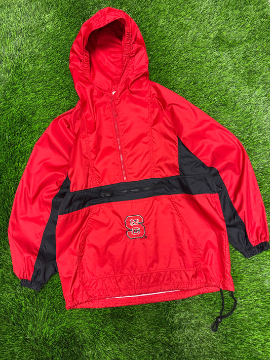 00s NC State (NCSU) Vintage Youth Windbreaker (Youth L)