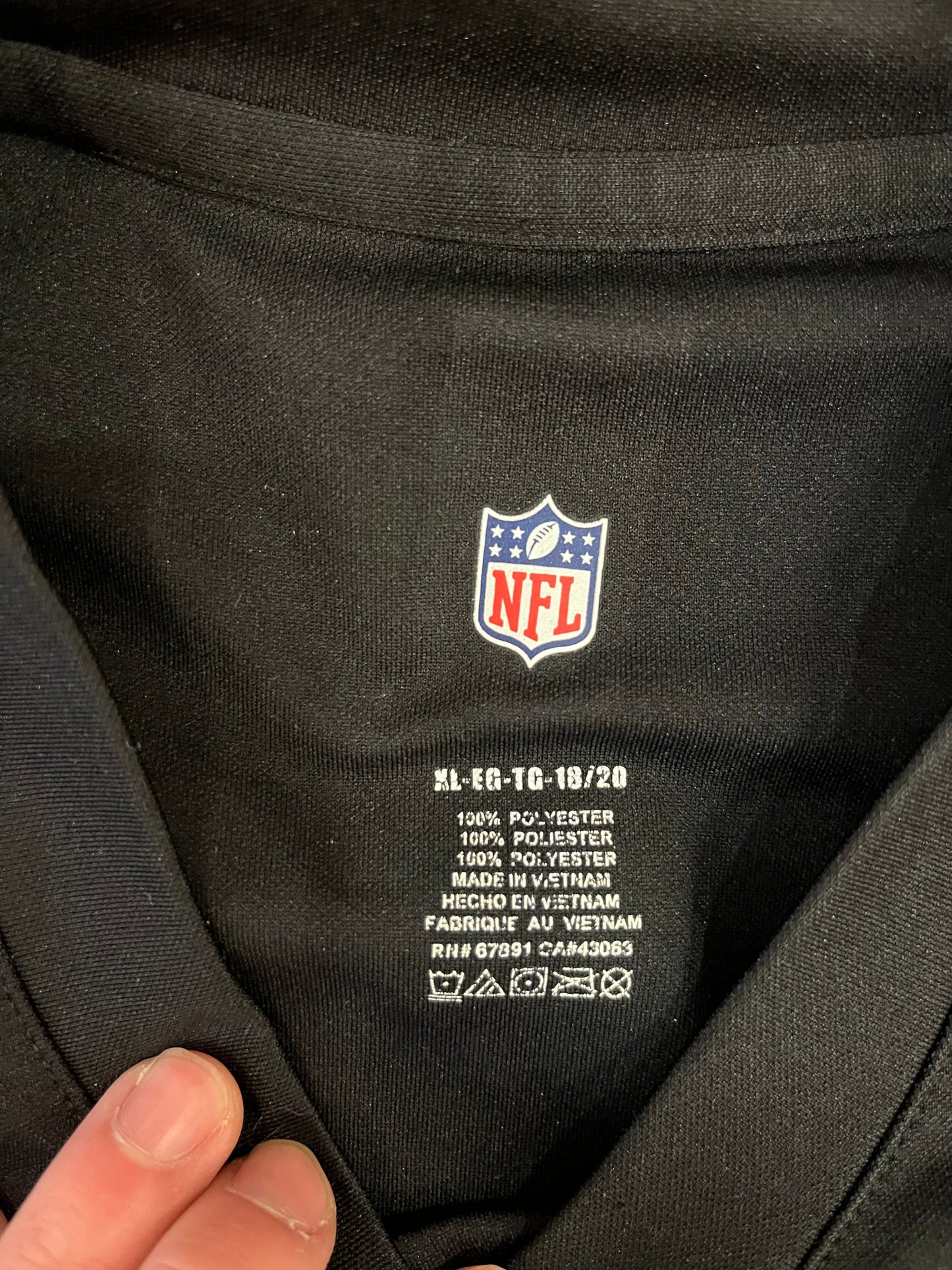 2010s Panthers McCaffery Women's Jersey (XL)