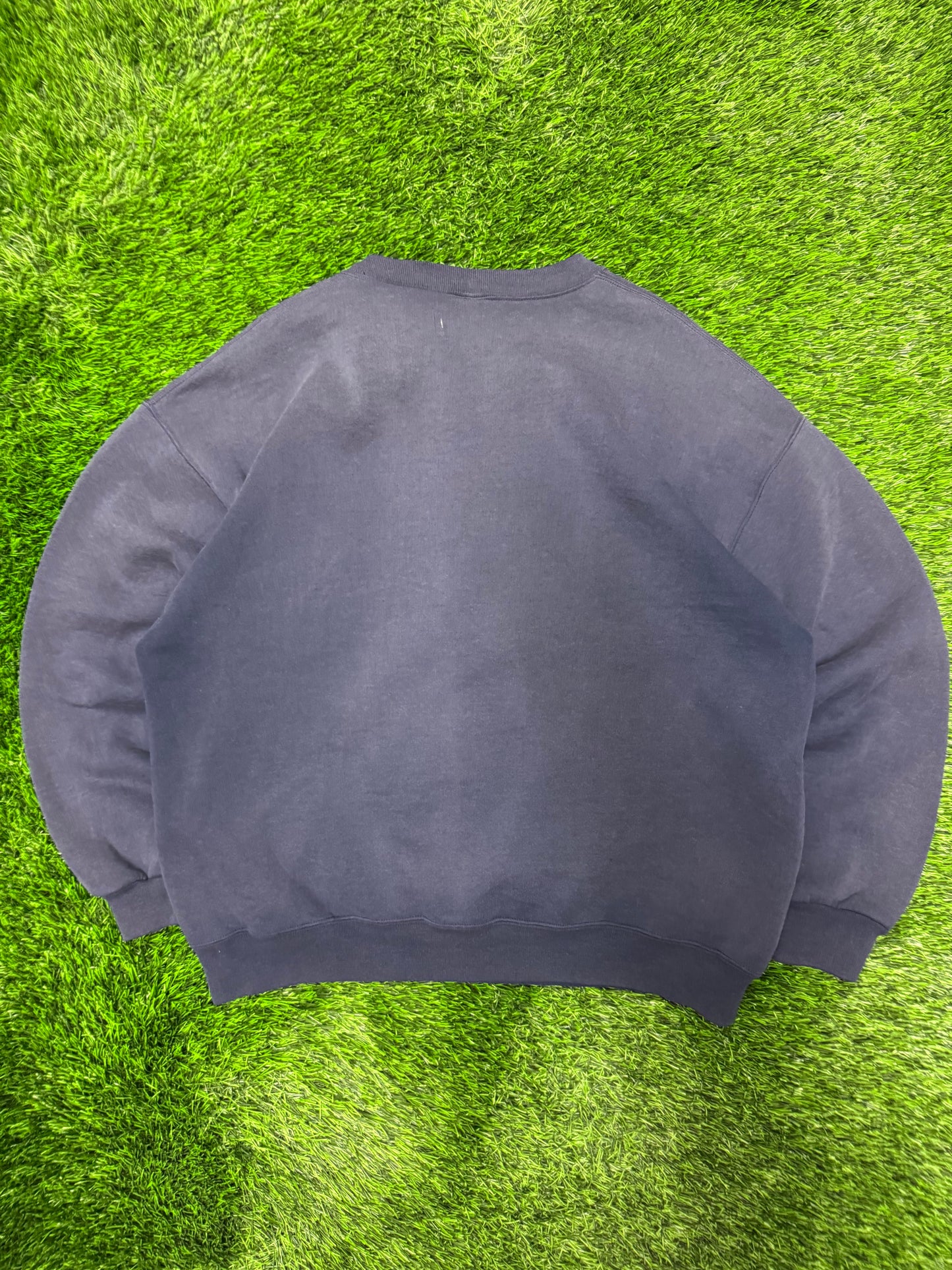 90s Russell Athletics Faded Navy Blank Crewneck (XXL)