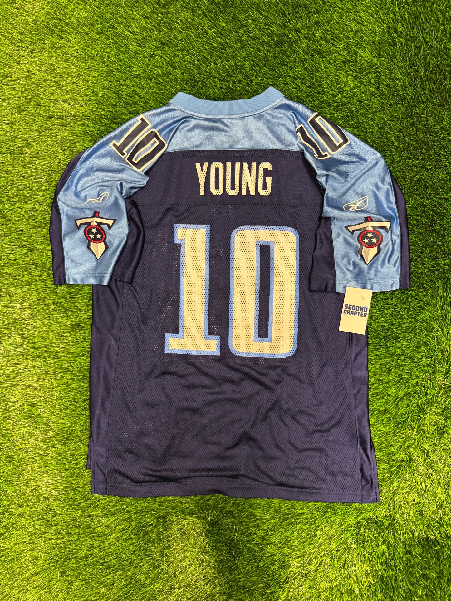Tennessee Titans Vince Young #10 Reebok Jersey (L)