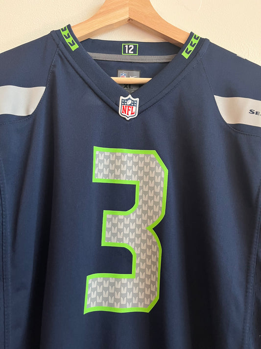 2015 Seattle Seahawks Russell Wilson Nike Jersey (Youth XL)